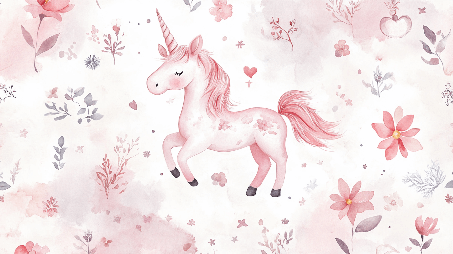 Papier Peint Licorne Amitié Légendaire