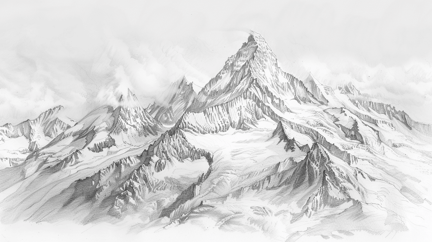 Papier Peint Panoramique Mont Cervin