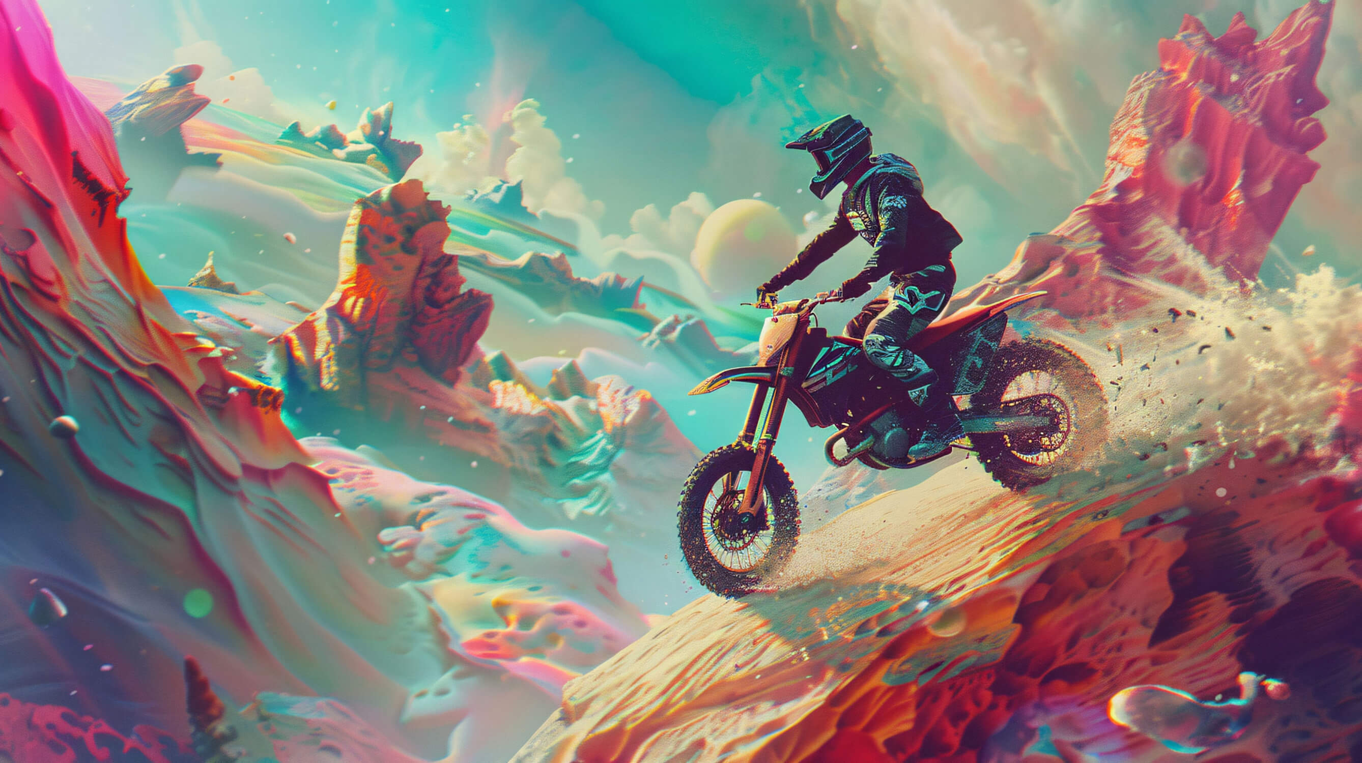Papier Peint Motocross Tapisserie
