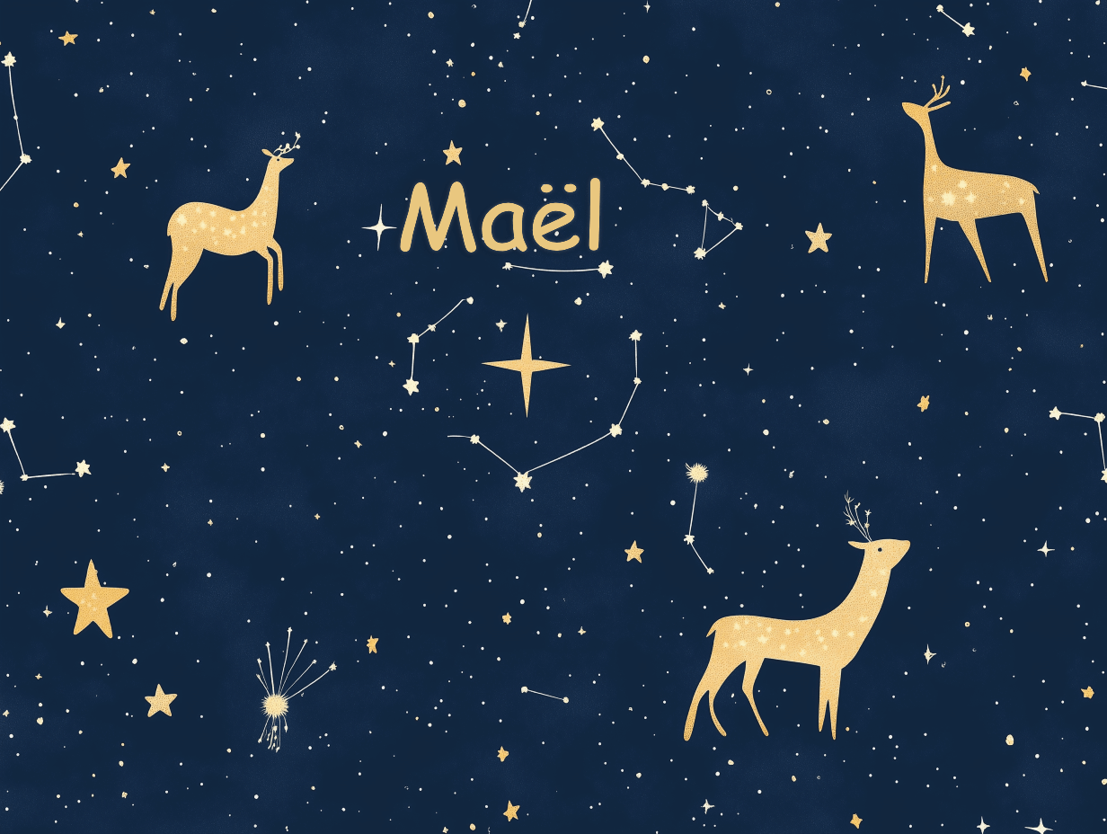 Papier Peint Prénom Constellation