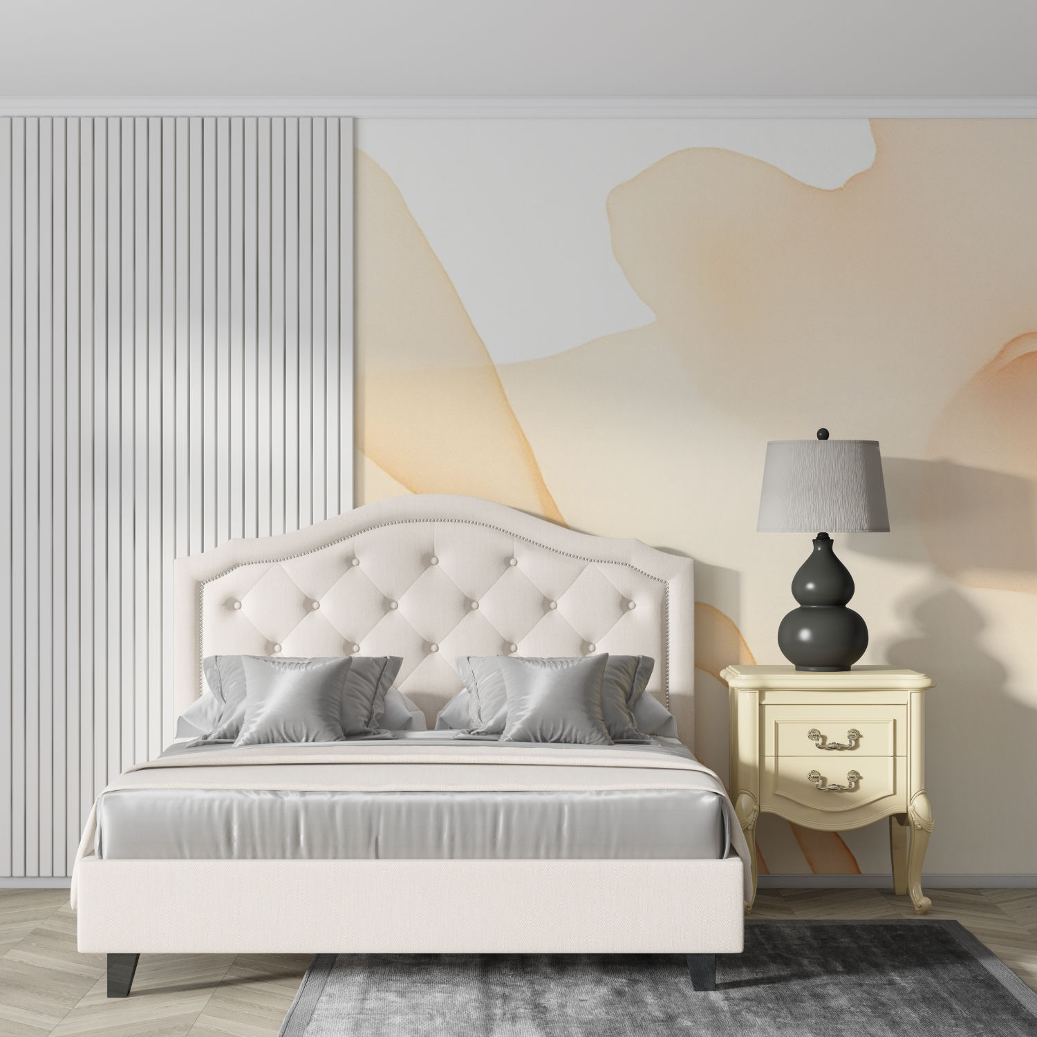 Papier peint aquarelle doux design