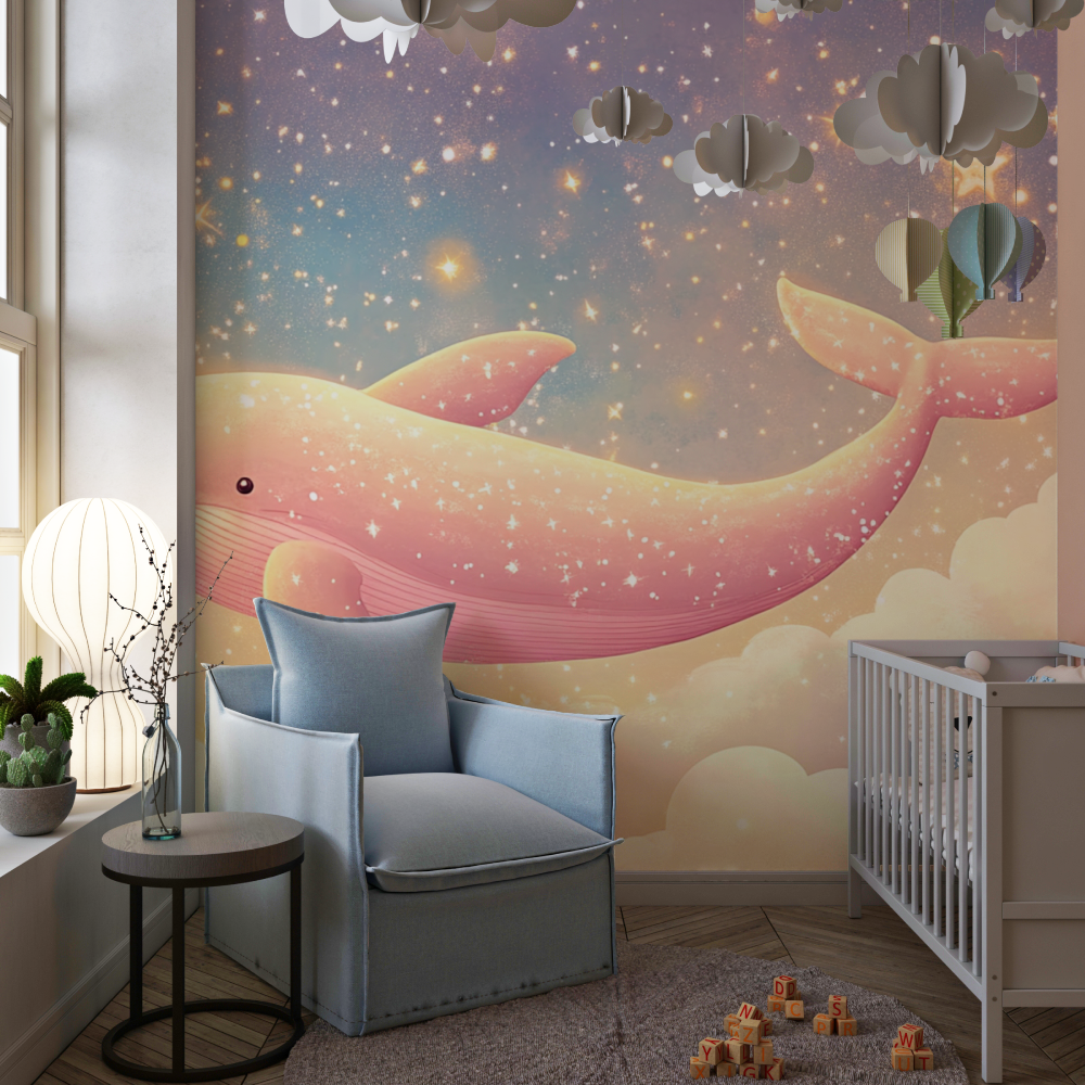 Papier peint fille classique pr...fantaisie chambre de fille