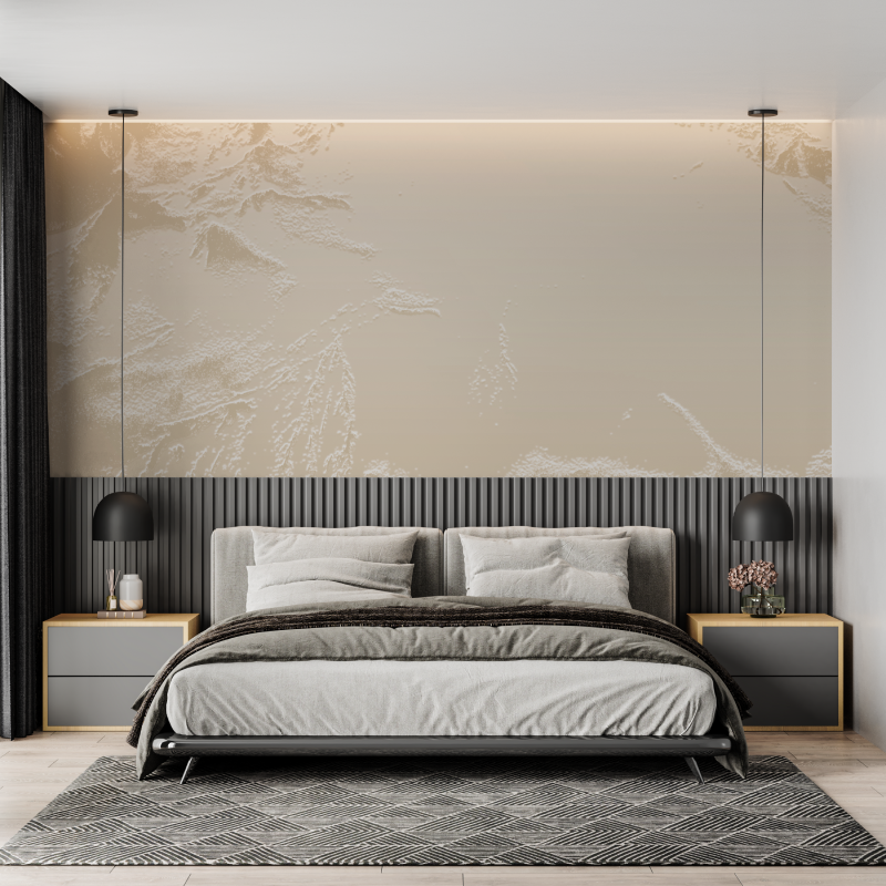 Papier peint style cocooning mural adulte