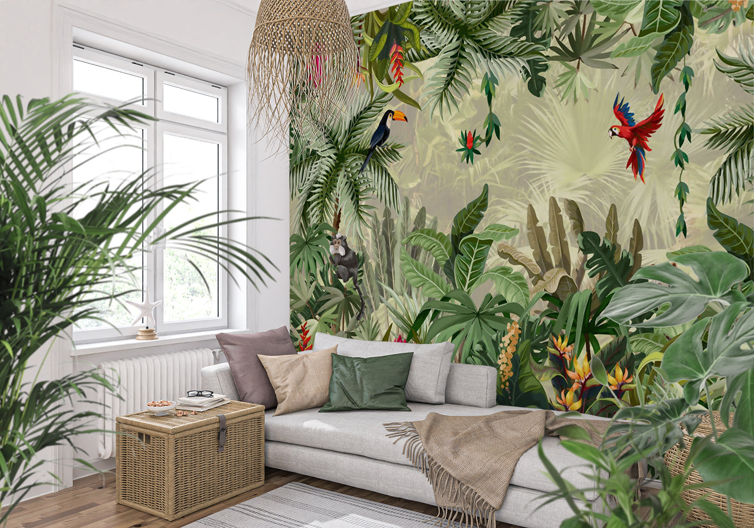 Jungle Papier Peint Feuillage