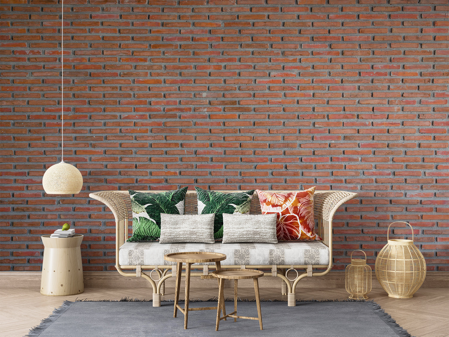 Mur En Papier Peint Brique