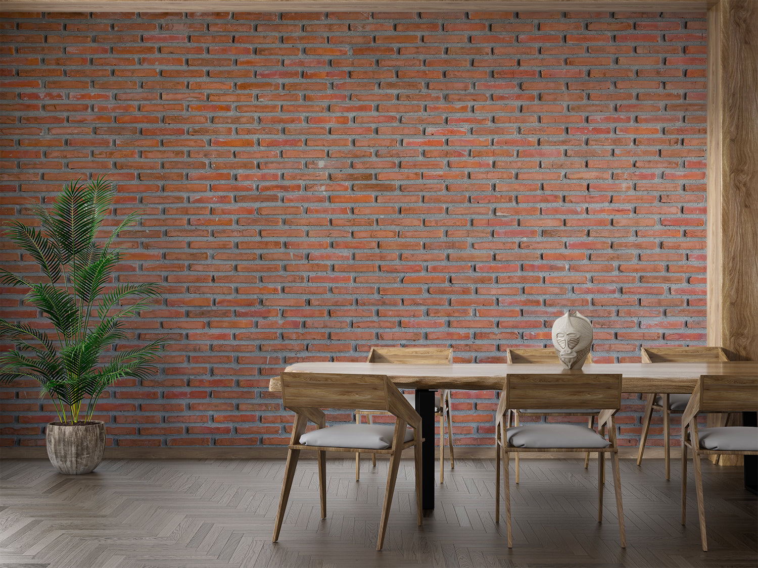 Mur En Papier Peint Brique