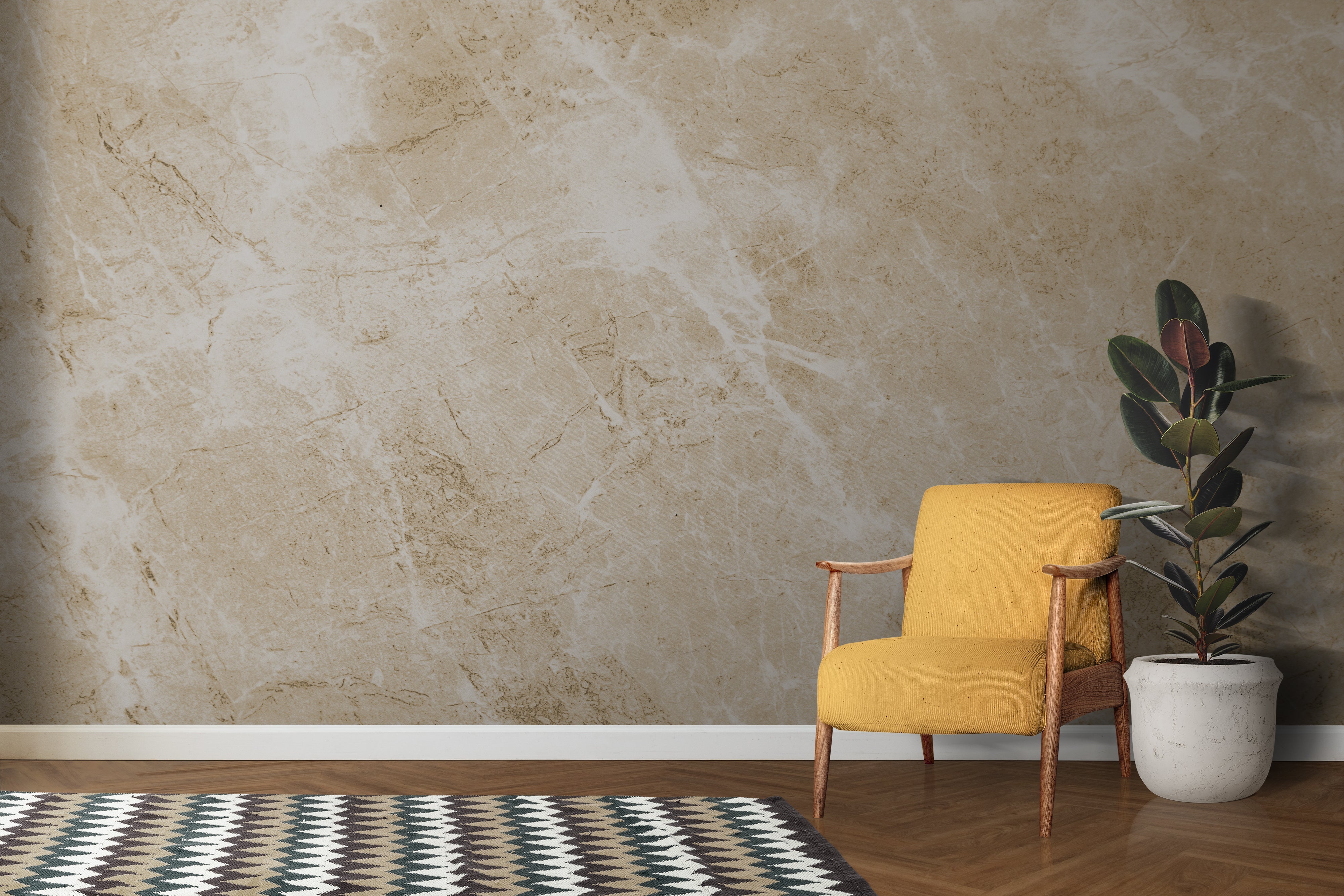 Papier Peint Marbre Beige