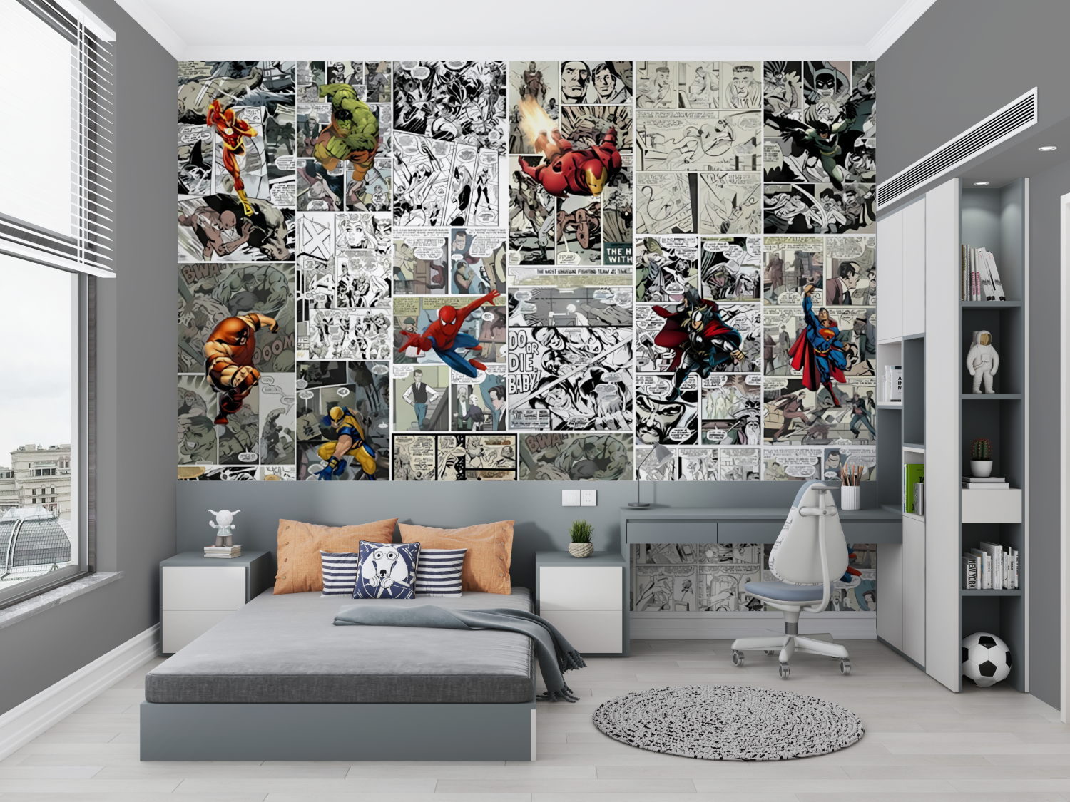 Marvel-Comics-Hintergrundbild