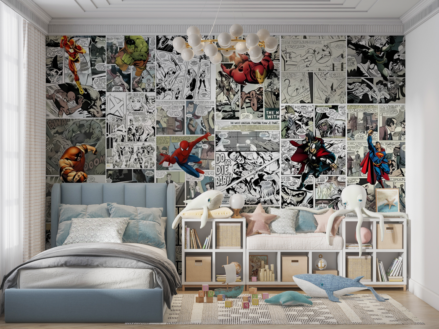 Marvel-Comics-Hintergrundbild