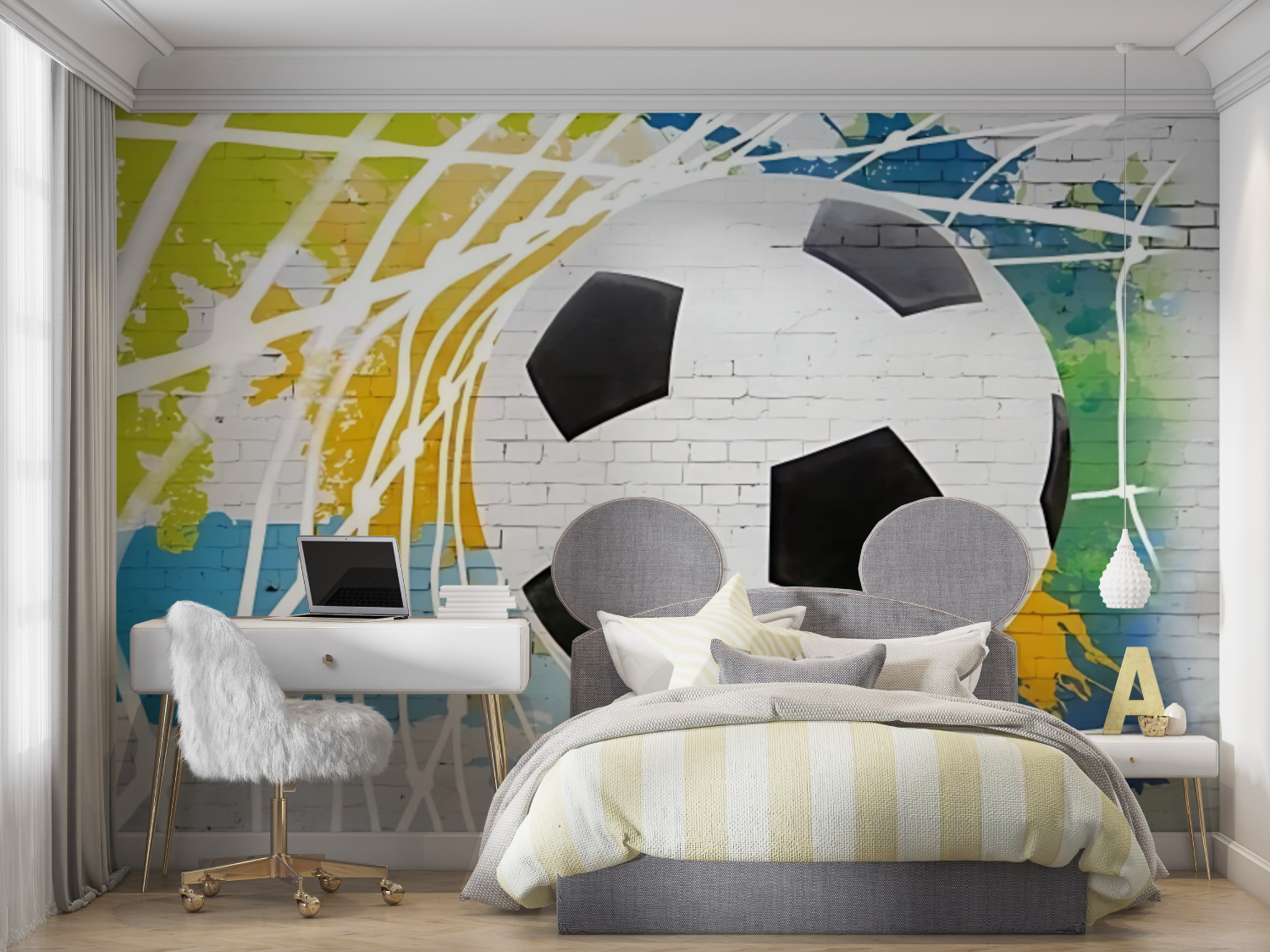 Fußball-Straßenfußball-Hintergrundbild