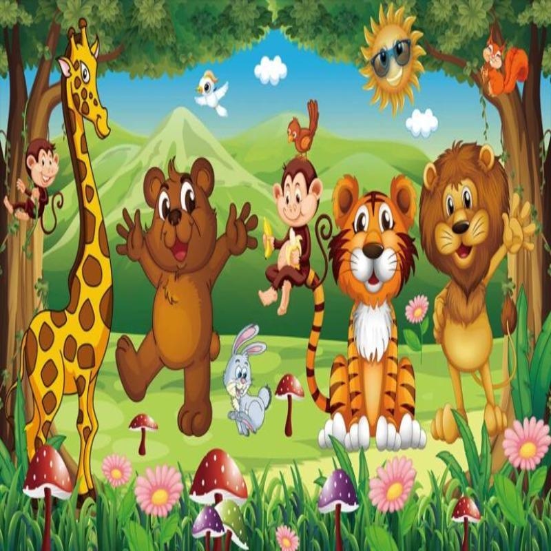 Papier Peint Tableau Animaux