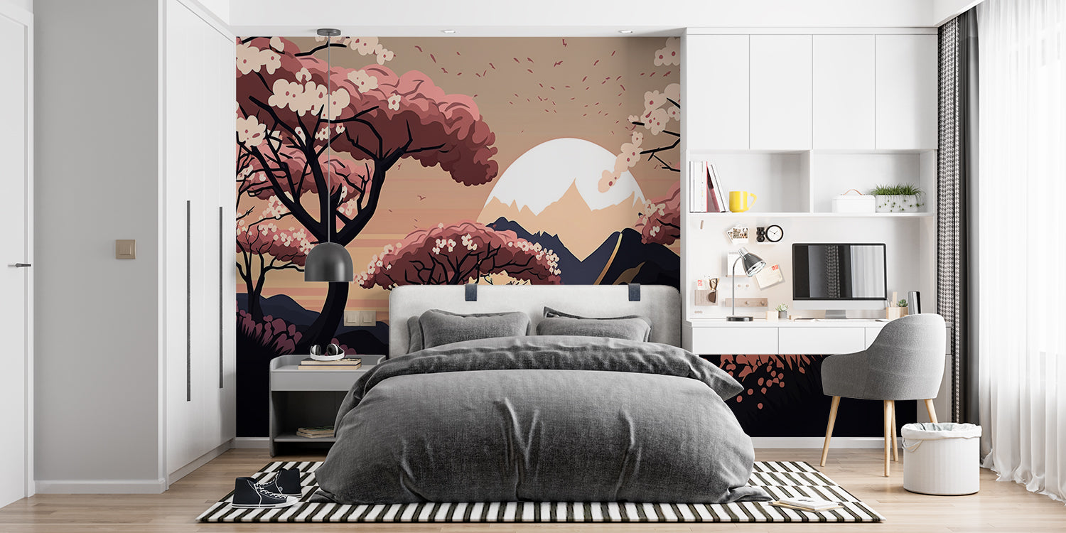 Papier Peint Arbre Japonais