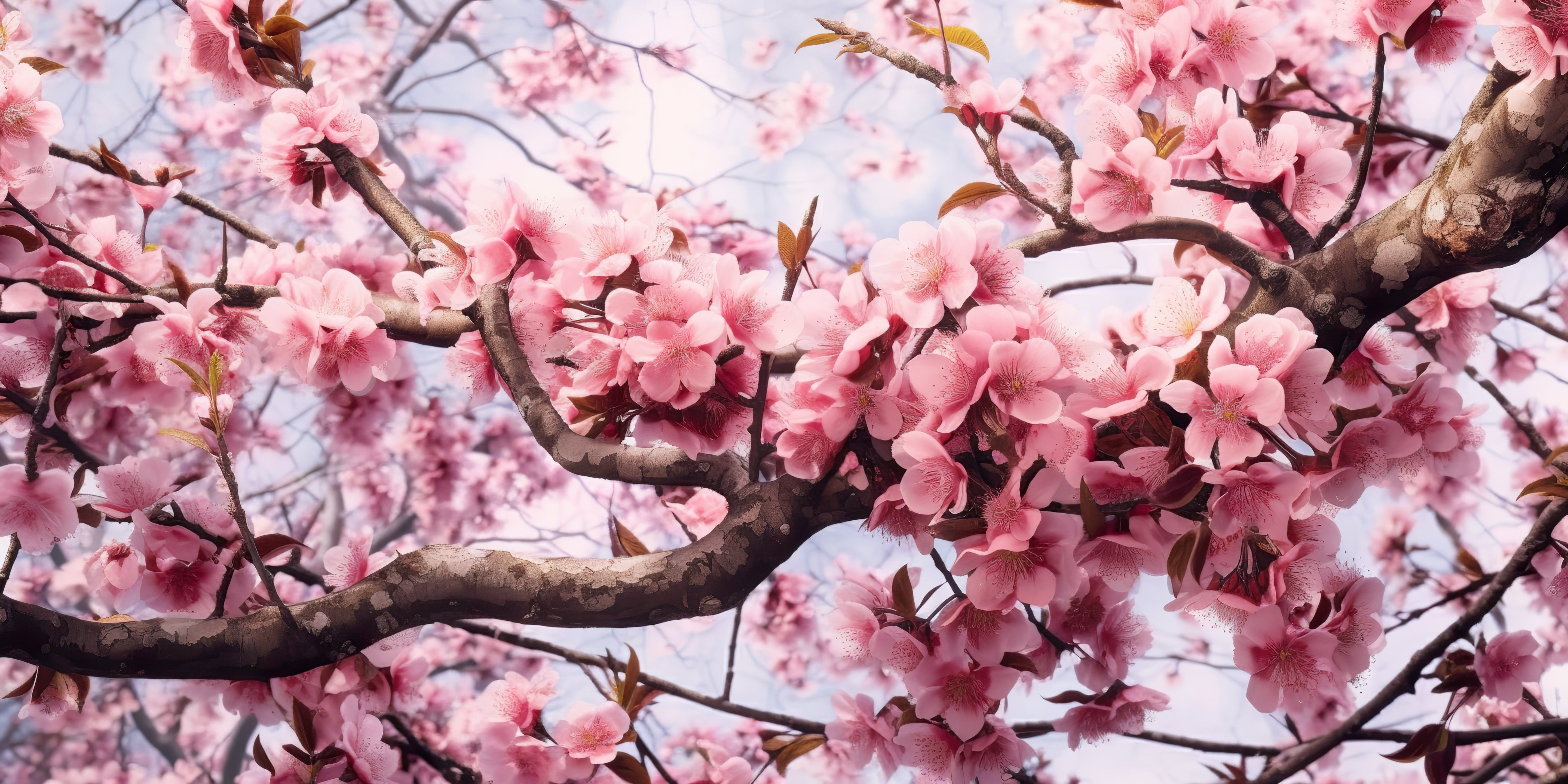 Papier Peint Cerisier En Fleurs