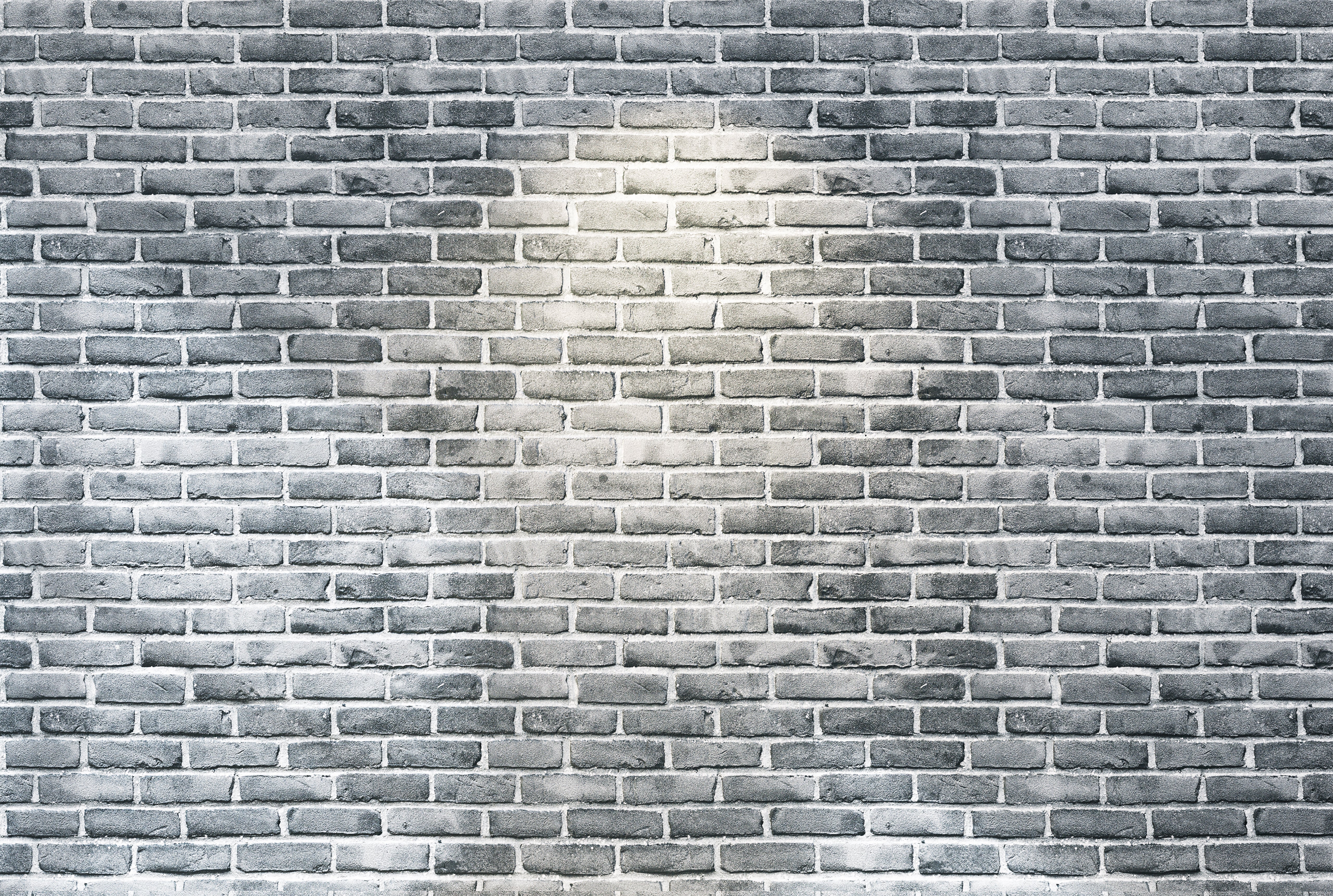 Papier Peint Effet Brique Gris