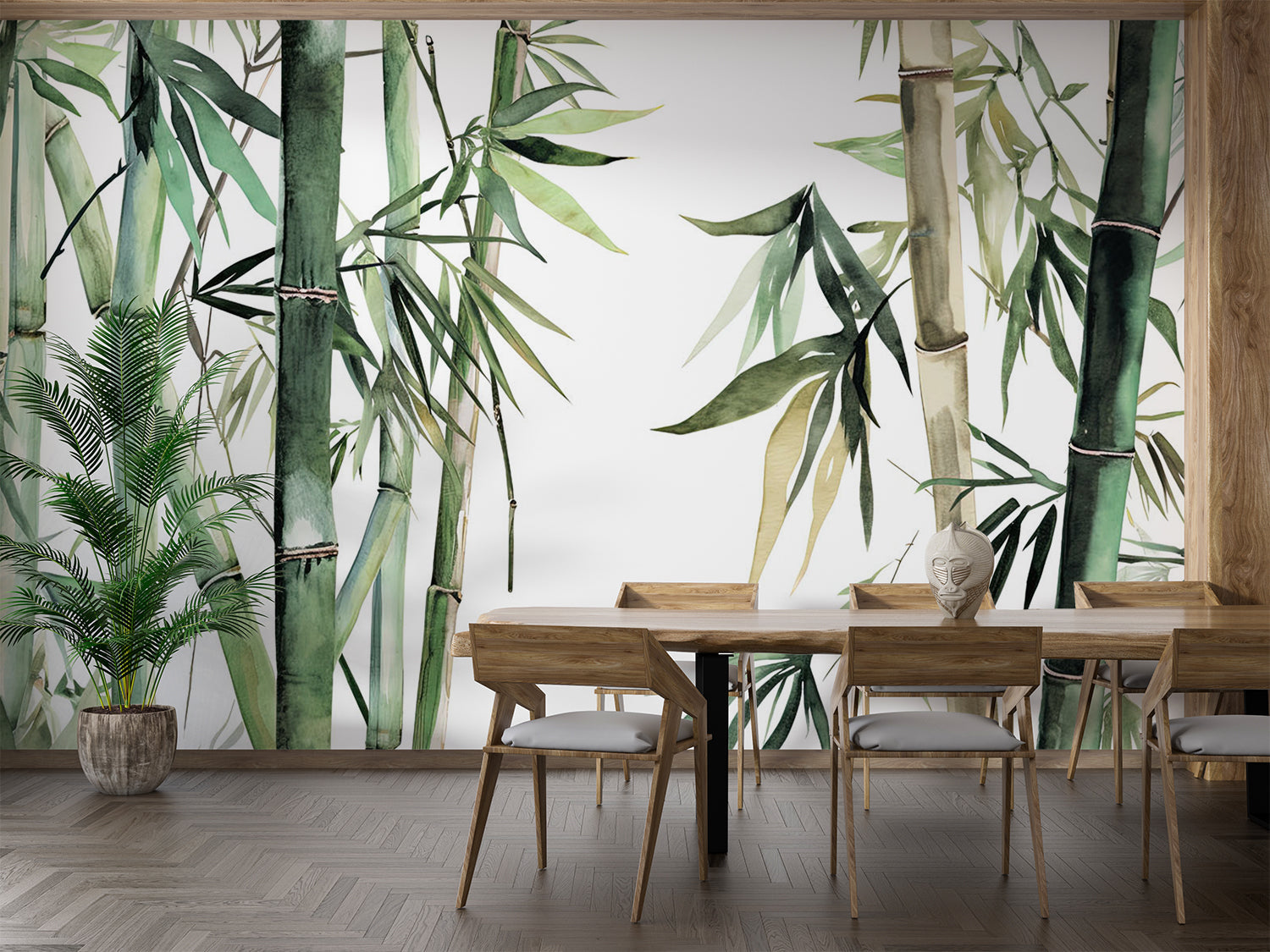 Papier Peint Feuillage Bambou