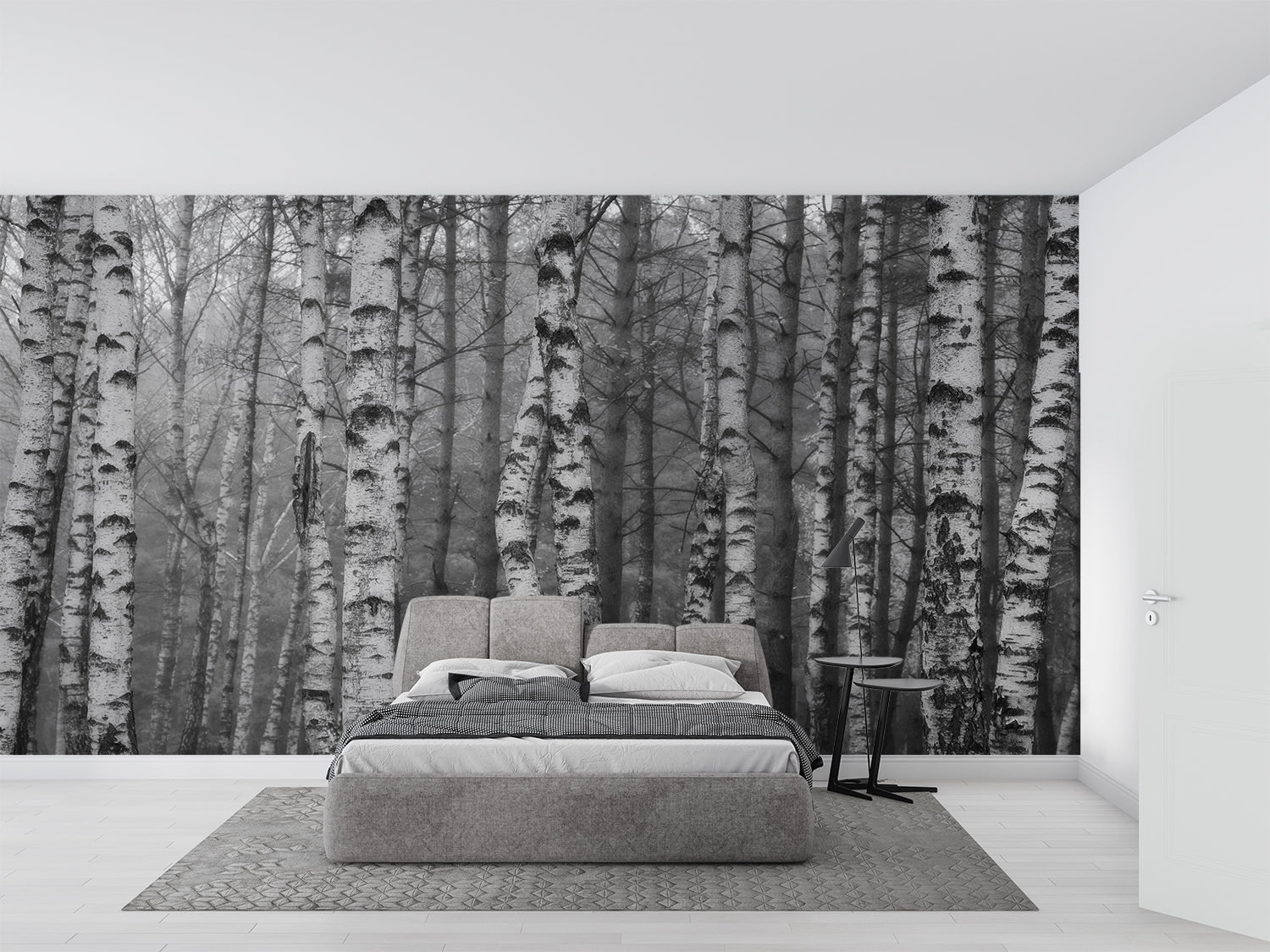 Papier Peint Foret Bouleau