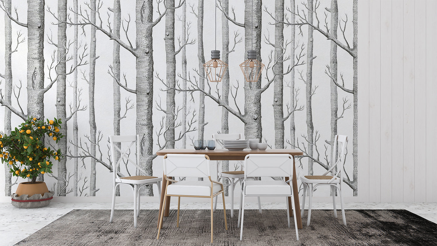 Papier Peint Foret De Boulot