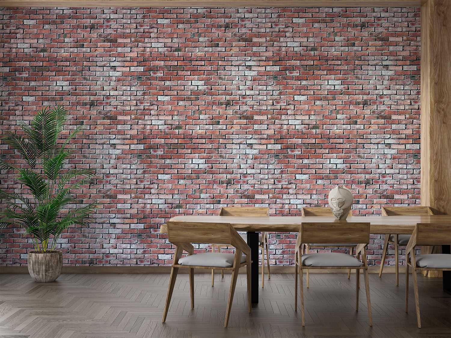 Papier Peint Intissé Trompe L’Oeil Brique