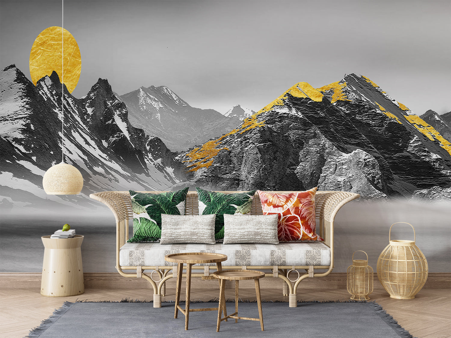 Papier Peint Montagne Neige