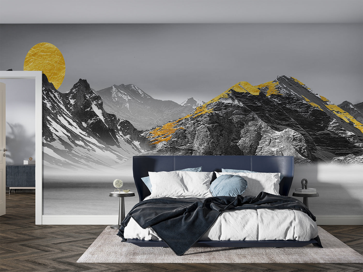 Papier Peint Montagne Neige