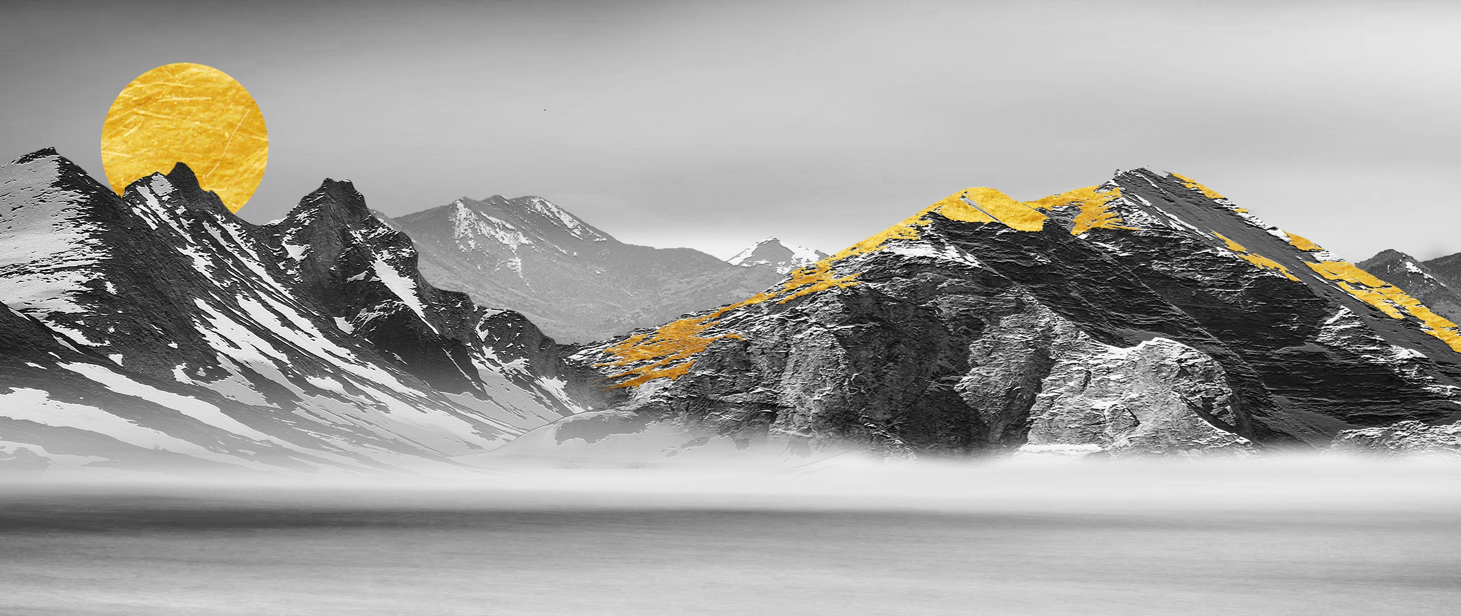 Papier Peint Montagne Neige