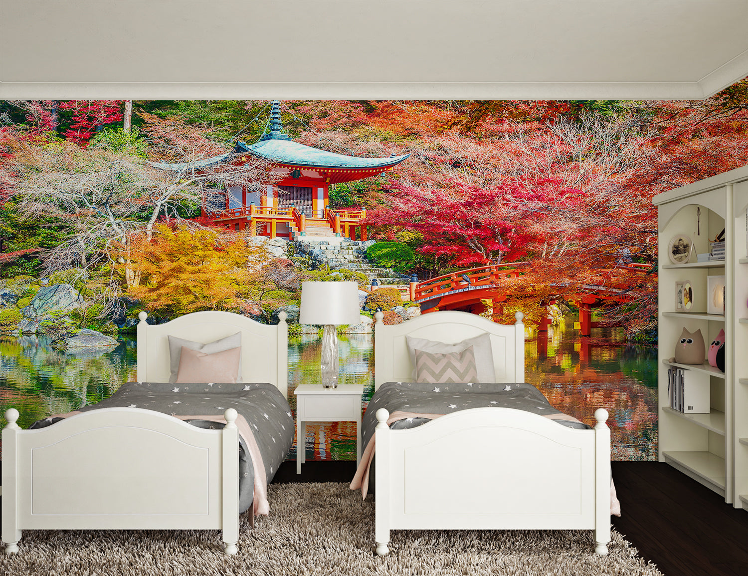 Papier Peint Panoramique Jardin Japonais