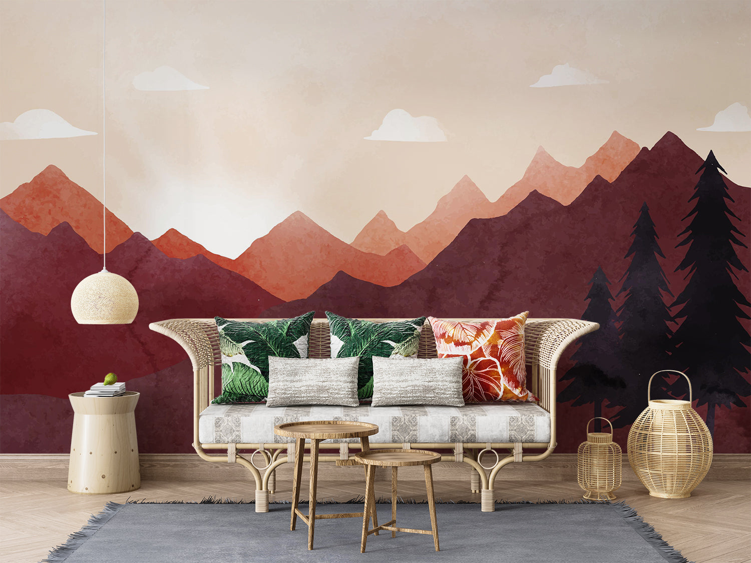 Papier Peint Pour Chalet Montagne