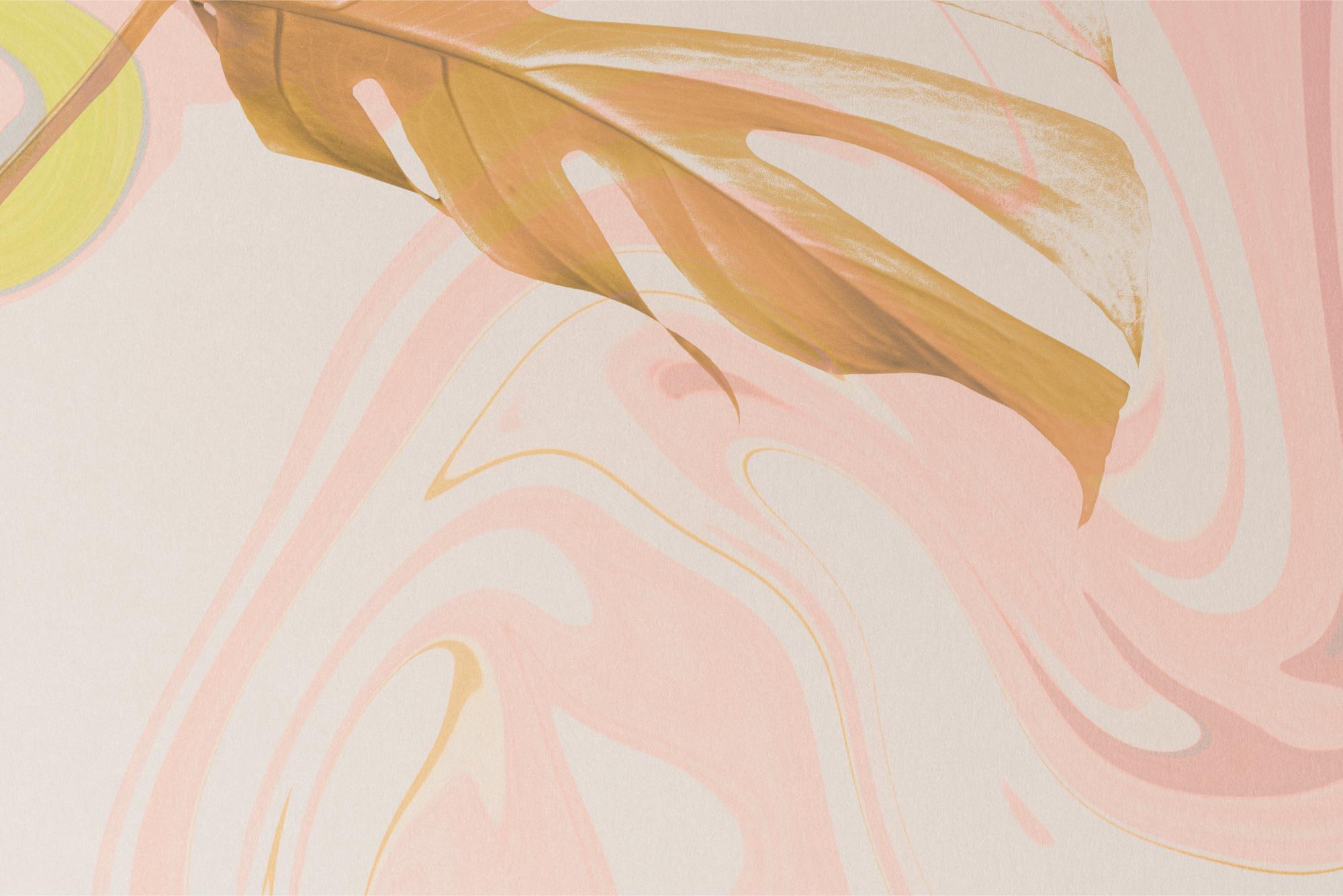 Golden Pink Wallpaper