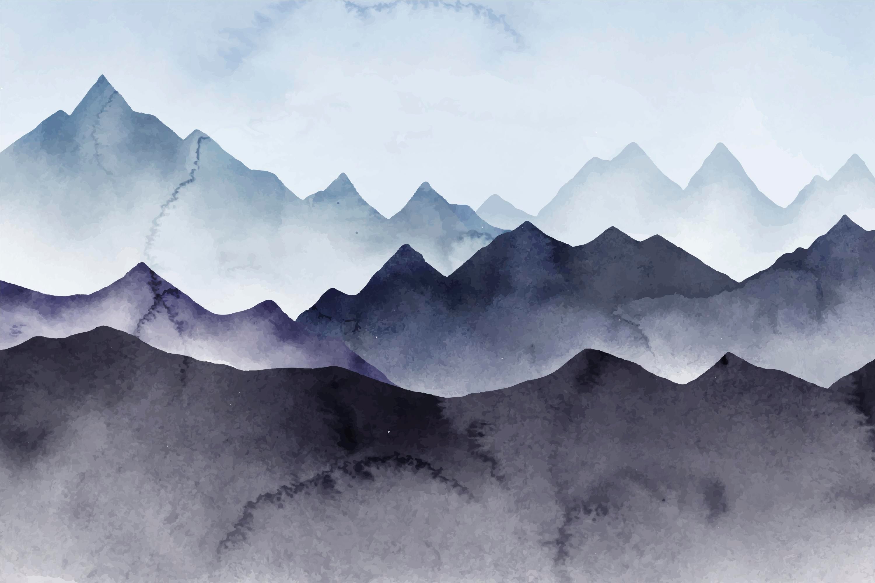 Papier Peint Style Montagne