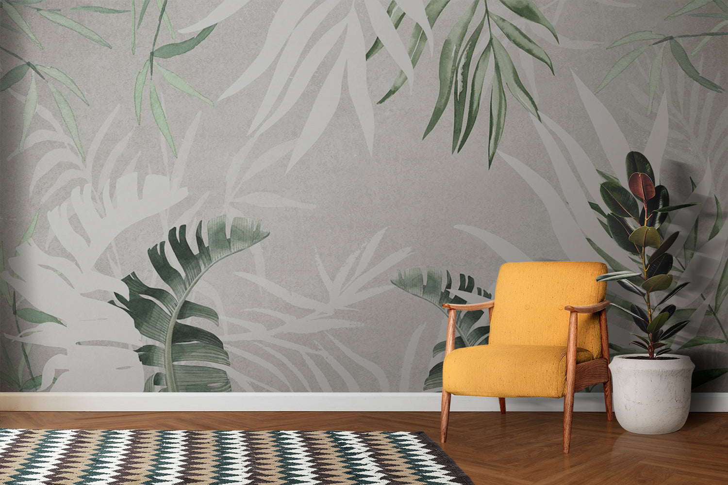 Papier Peint Feuillages